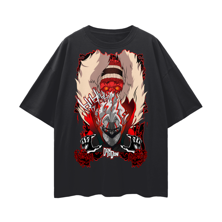 Turbo Granny Dandadan Streetwear Loose Drop Shoulder T-Shirt