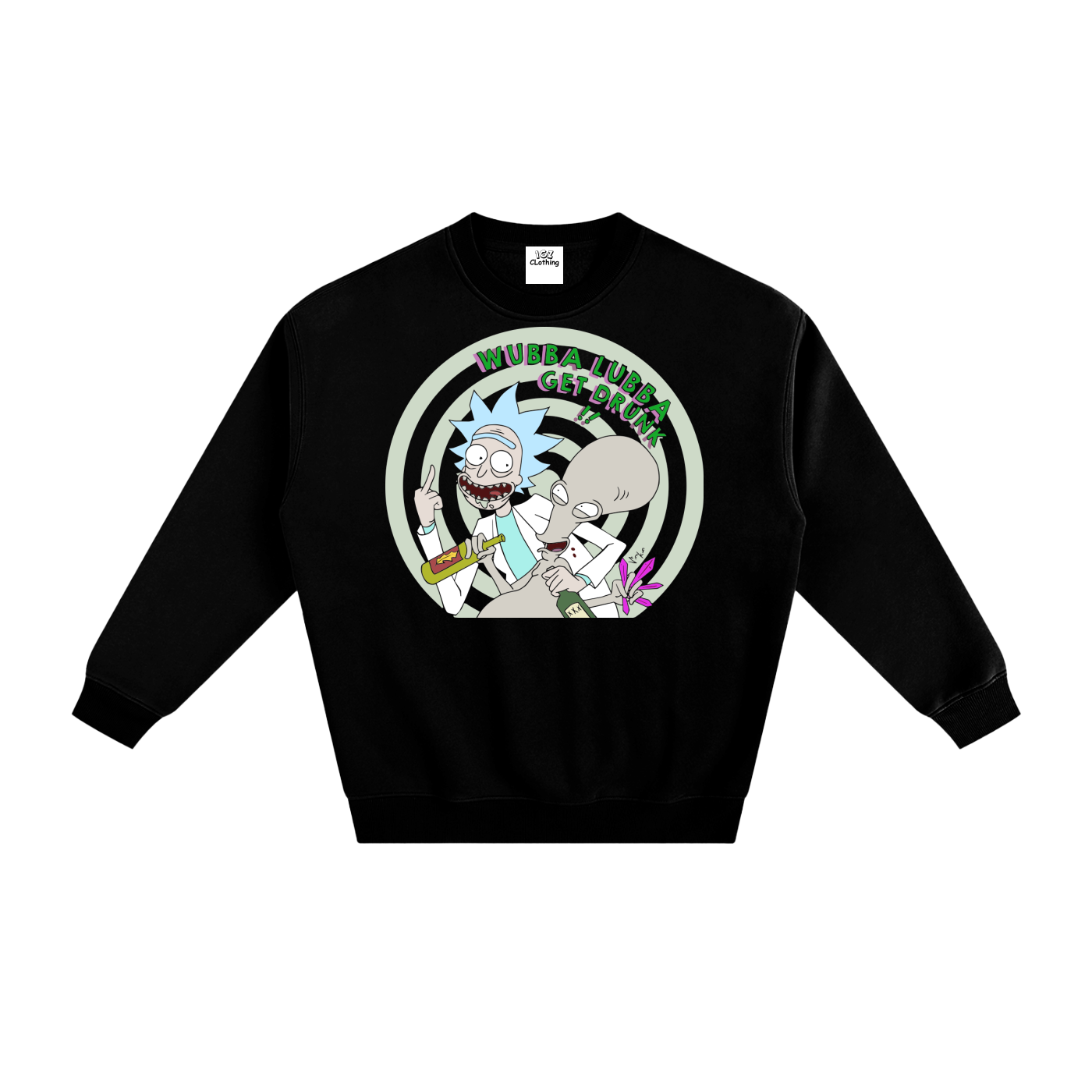 Rick and Morty Fleeced Sweatshirt