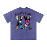 Chris Brown Breezy Bowl Acid Wash Oversize T-Shirt
