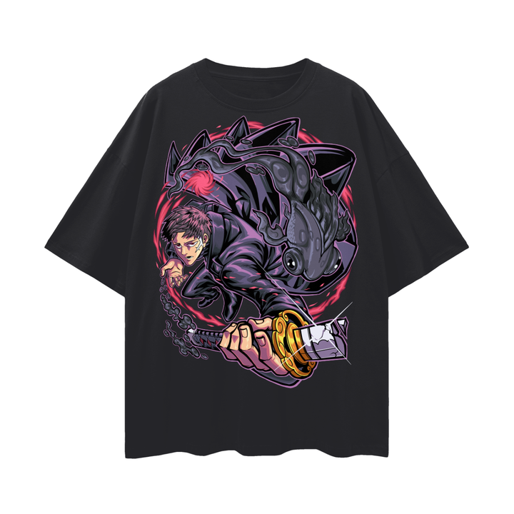Kagurabachi Oversize Deep Drop Shoulder Tee