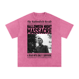 Micheal Myers Acid Wash Oversize T-Shirt