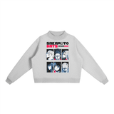 Sakamoto Days Essential Fleece Mid-Neck Crew Sweatshirt